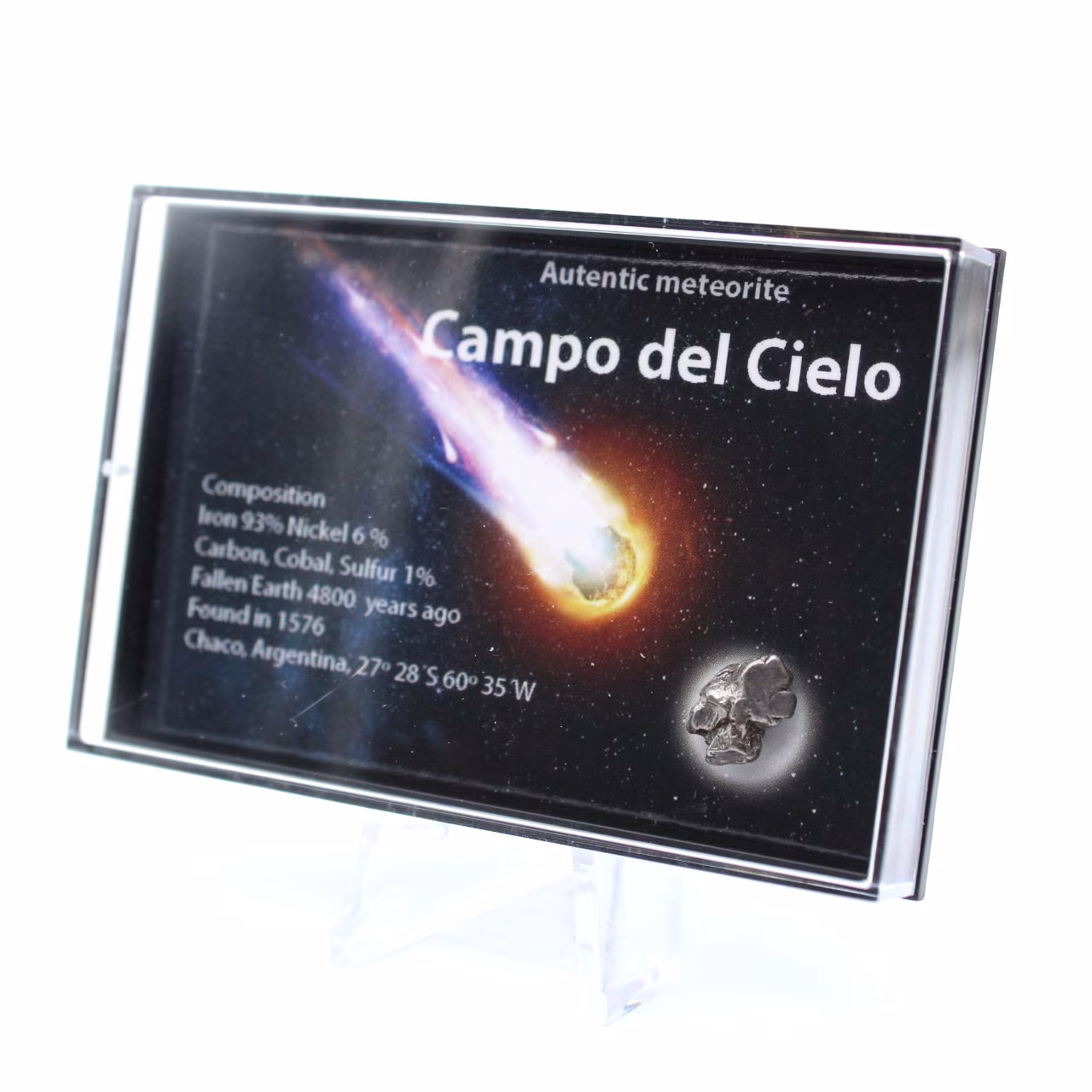 Fragmento de meteorito Campo del Cielo