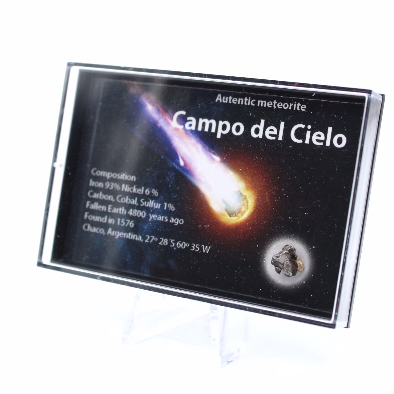 Fragmento de meteorito Campo del Cielo