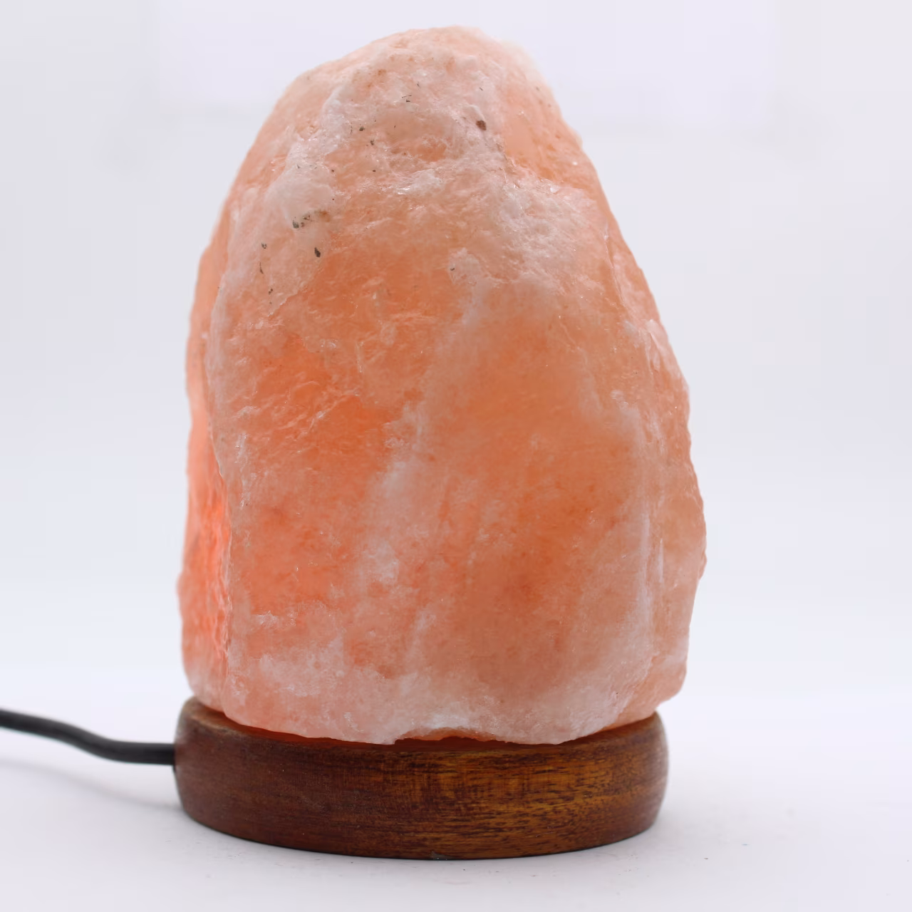 Lâmpada USB de sal rosa do Himalaia