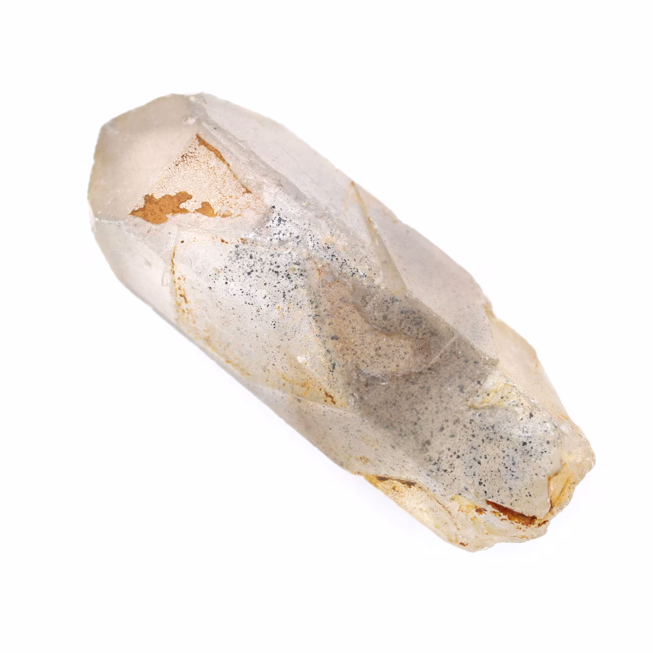 Cristal de quartzo natural cru