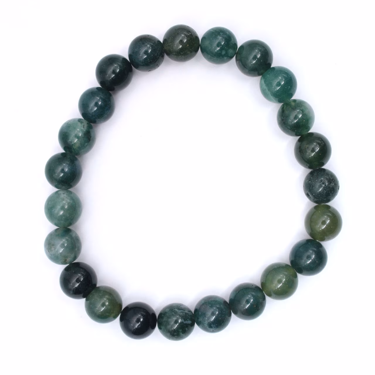 Pulseira de ágata musgo