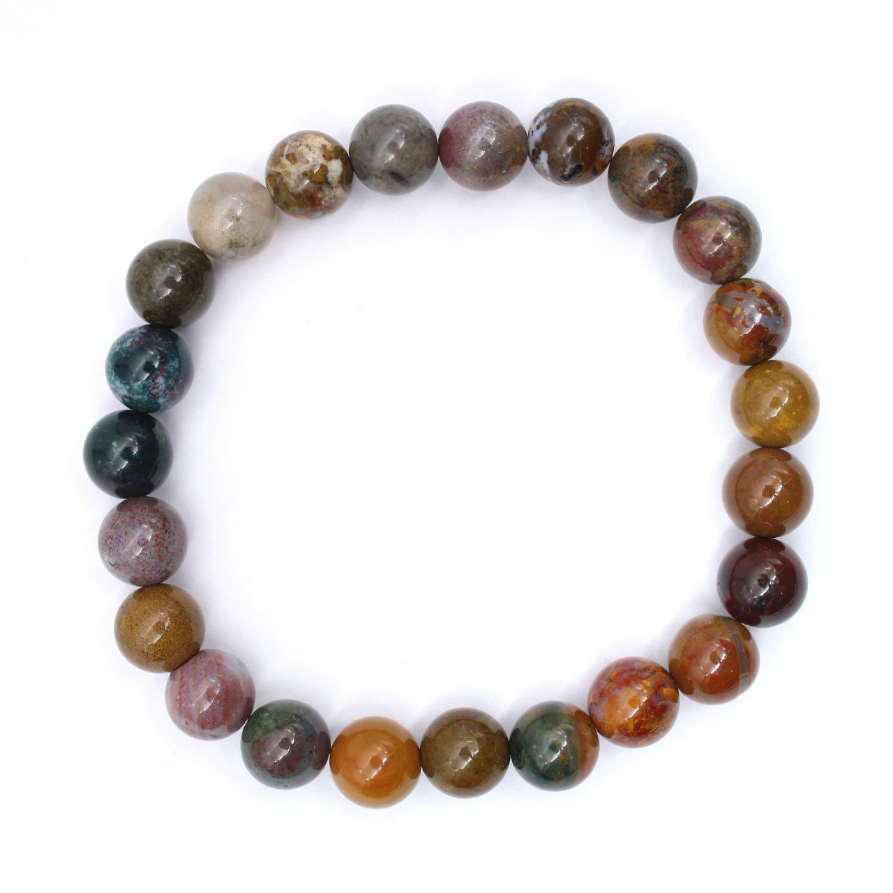Pulseira jaspe multicolorida