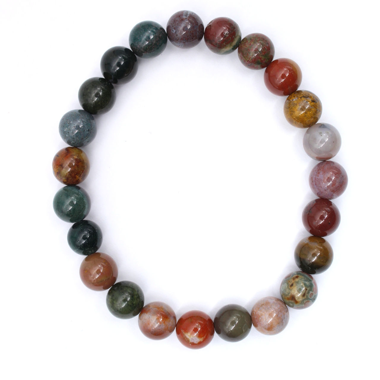 Pulseira jaspe multicolorida