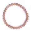 Pulseira de quartzo rosa - 0