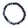 Pulseira de obsidiana de neve - 0
