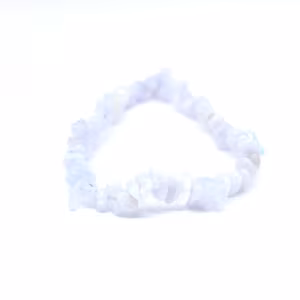 Pulseira de calcedônia azul