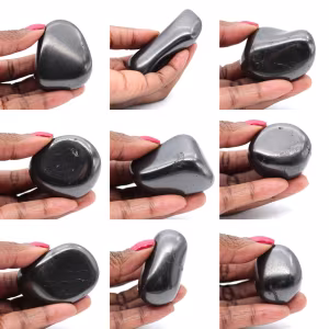 Pedra polida shungita