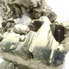 Grandes cristais de pirite com calcita - 8