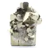 Cubos Grandes de Pirita com Cristais de Quartzo - 1
