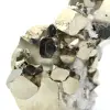 Cubos Grandes de Pirita com Cristais de Quartzo - 7
