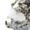 Pirite sobre ganga com calcita e quartzo - 6