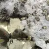 Pirite sobre ganga com calcita e quartzo - 6