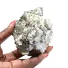 Pirite sobre ganga com calcita e quartzo - 9