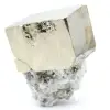 Cubo Grande de Pirita com Quartzo Calcite - 0