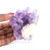 Cristais de calcita em ametista - 0