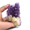 Cristais de calcita em ametista - 0