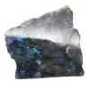 Labradorite polida de um lado colecionável - 1