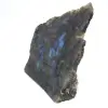 Labradorite polida de um lado colecionável - 5
