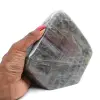 Pedra Spectrolite polida de Madagáscar - 7