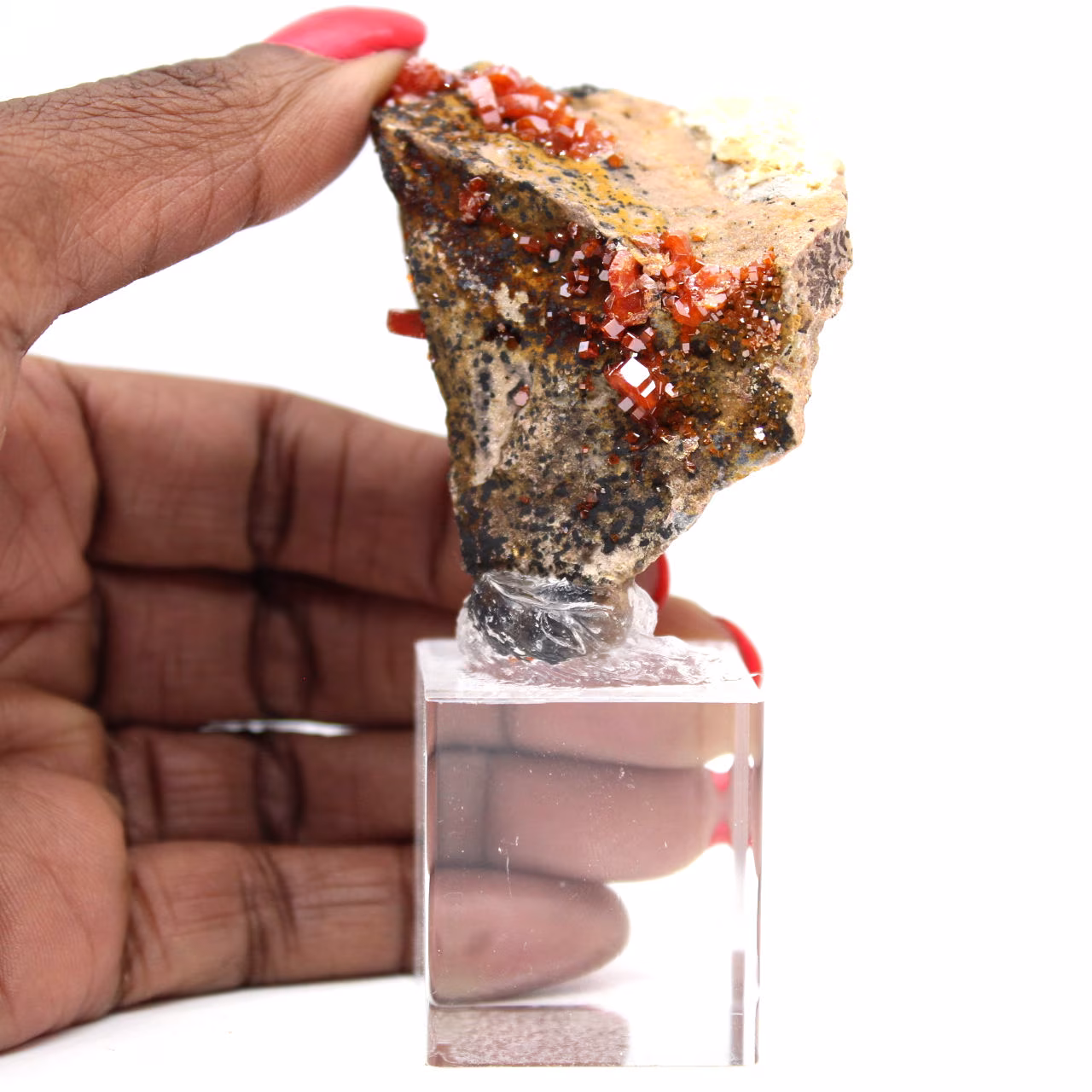 Cristais de Pedra Vanadinita