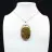 Ovale groene opaal hanger