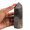 Prisma de pedra da lua negra ornamental - 4