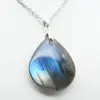 Pingente de gota de labradorite - 2