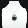 Pingente de gota de labradorite - 0