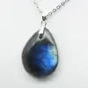 Pingente de gota de labradorite - 2