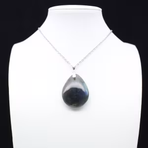 Pingente de gota de labradorite