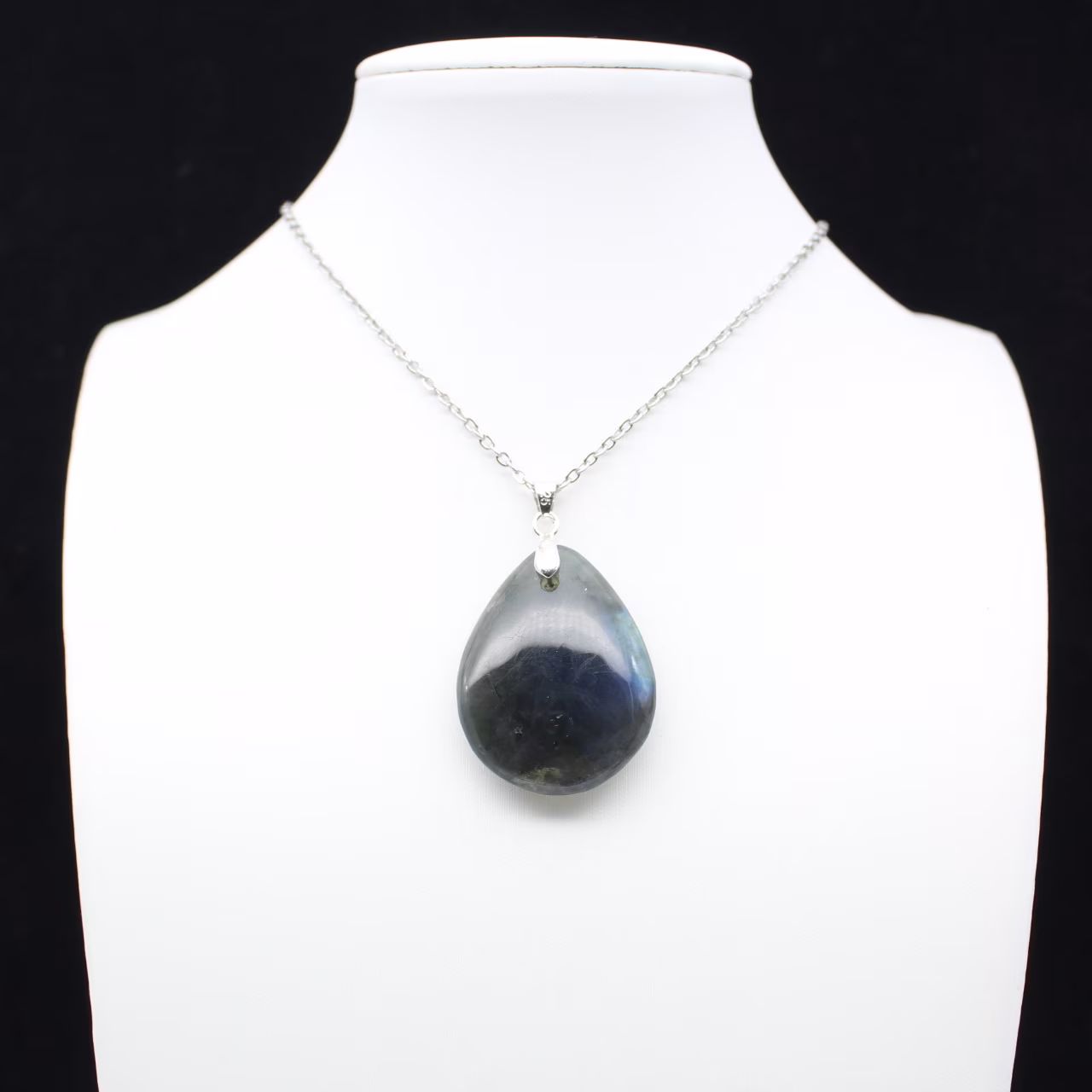 Pingente de gota de labradorite