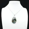 Pingente de gota de labradorite - 1