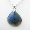 Pingente de gota de labradorite - 2