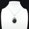 Pingente de gota de labradorite - 1