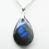 Pingente de gota de labradorite - 2