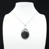 Pingente de gota de labradorite - 0