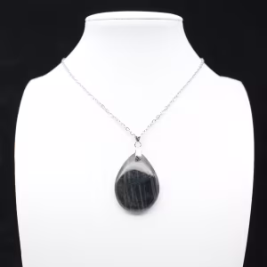 Pingente de gota de labradorite