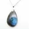 Pingente de gota de labradorite - 2