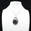 Pingente de gota de labradorite - 0