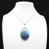 Pingente de gota de labradorite - 1