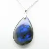 Pingente de gota de labradorite - 2