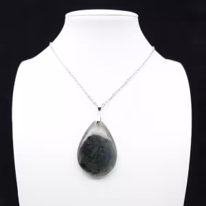 Pingente de gota de labradorite