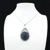 Pingente de gota de labradorite - 0