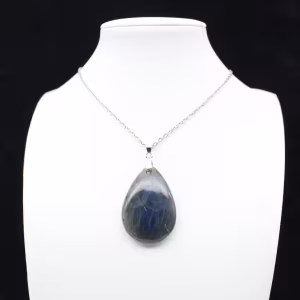Pingente de gota de labradorite
