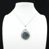 Pingente de gota de labradorite - 1
