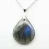 Pingente de gota de labradorite - 2