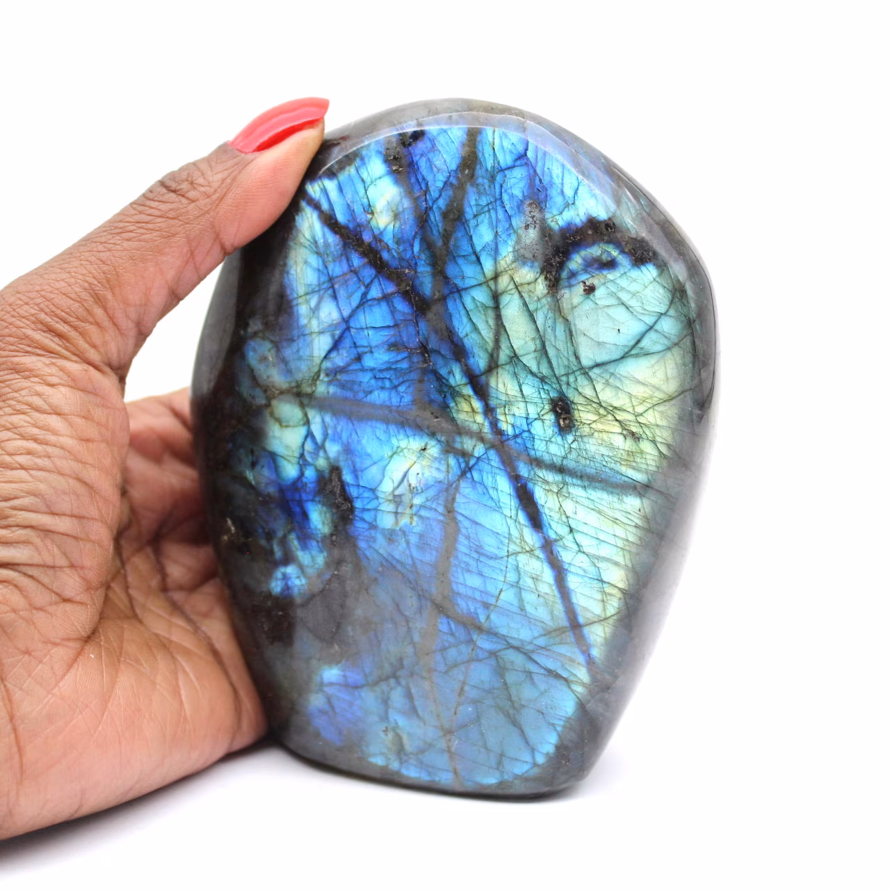 Labradorite polida natural para ornamento
