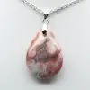 Pingente de gota de jaspe imperial - 1