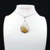 Pingente de gota de jaspe imperial - 4