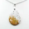 Pingente de gota de jaspe imperial - 1